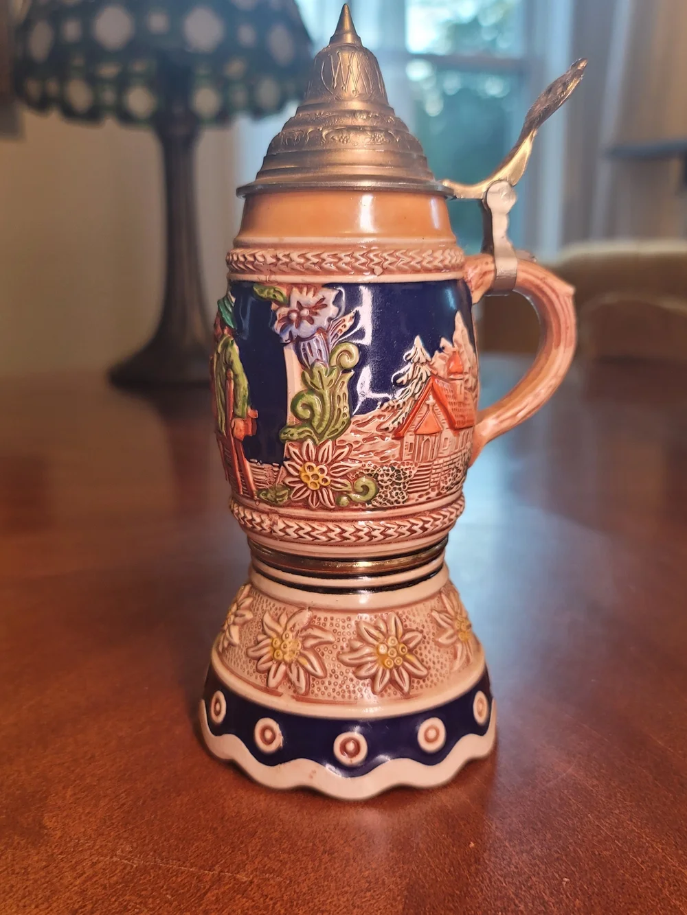 German‎ Decorative Beer Stein Music Box